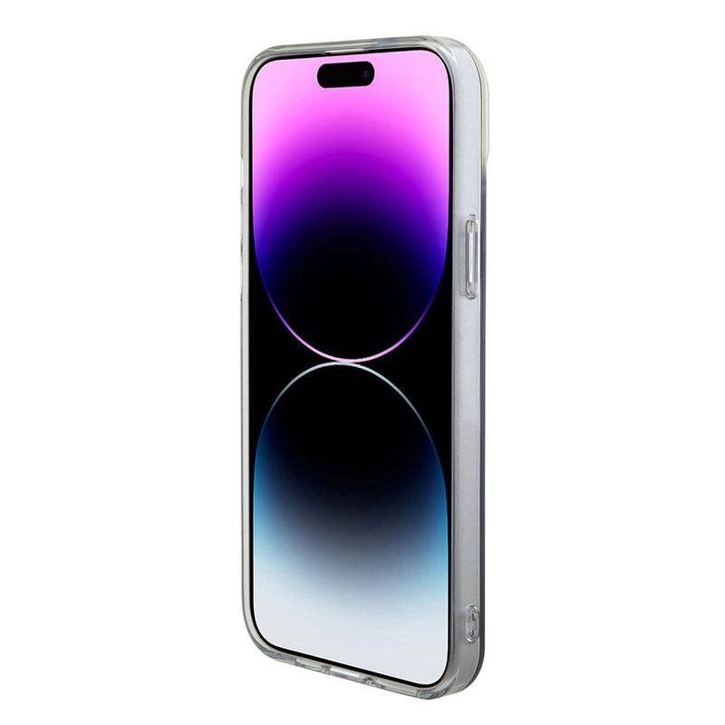 Laptop, Telefoane si Tablete - Telefoane mobile si accesorii - Accesorii Telefoane - Huse telefoane - Husa pentru iPhone 15 Pro - Guess IML Iridescent MagSafe (GUHMP15LHITSK) - Rainbow - Infinity.ro