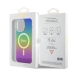 Laptop, Telefoane si Tablete - Telefoane mobile si accesorii - Accesorii Telefoane - Huse telefoane - Husa pentru iPhone 15 Pro - Guess IML Iridescent MagSafe (GUHMP15LHITSK) - Rainbow - Infinity.ro