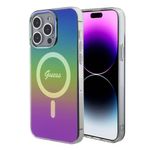 Laptop, Telefoane si Tablete - Telefoane mobile si accesorii - Accesorii Telefoane - Huse telefoane - Husa pentru iPhone 15 Pro - Guess IML Iridescent MagSafe (GUHMP15LHITSK) - Rainbow - Infinity.ro