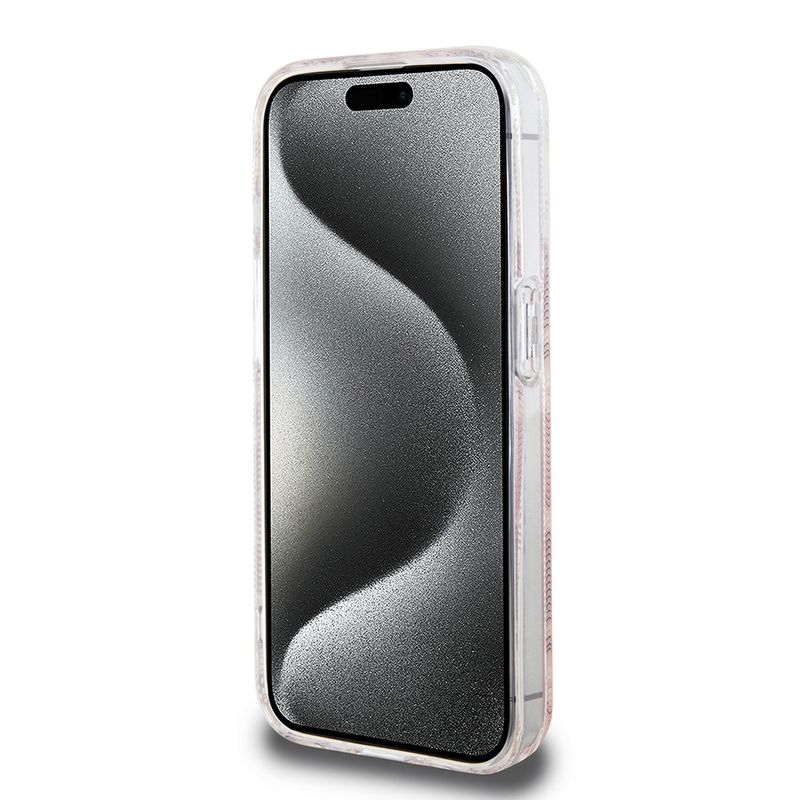 Laptop, Telefoane si Tablete - Telefoane mobile si accesorii - Accesorii Telefoane - Huse telefoane - Husa pentru iPhone 15 Pro Max - Guess IML GCube MagSafe (GUHMP15XHGCUSTGP) - Roz - Infinity.ro
