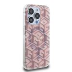 Laptop, Telefoane si Tablete - Telefoane mobile si accesorii - Accesorii Telefoane - Huse telefoane - Husa pentru iPhone 15 Pro Max - Guess IML GCube MagSafe (GUHMP15XHGCUSTGP) - Roz - Infinity.ro