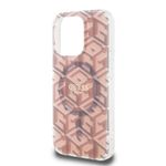 Laptop, Telefoane si Tablete - Telefoane mobile si accesorii - Accesorii Telefoane - Huse telefoane - Husa pentru iPhone 15 Pro Max - Guess IML GCube MagSafe (GUHMP15XHGCUSTGP) - Roz - Infinity.ro