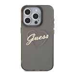Laptop, Telefoane si Tablete - Telefoane mobile si accesorii - Accesorii Telefoane - Huse telefoane - Husa pentru iPhone 16 Pro - Guess Hardcase IML Heart (GUHCP16LHCHGSPK) - Negru - Infinity.ro