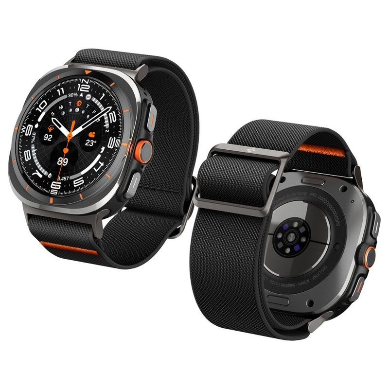 Laptop, Telefoane si Tablete - Wearables si gadgeturi - Wearables - Smartwatch-uri - Curea pentru Samsung Galaxy Watch UltraA 47mm - Spigen Fit Lite - Negru - Infinity.ro