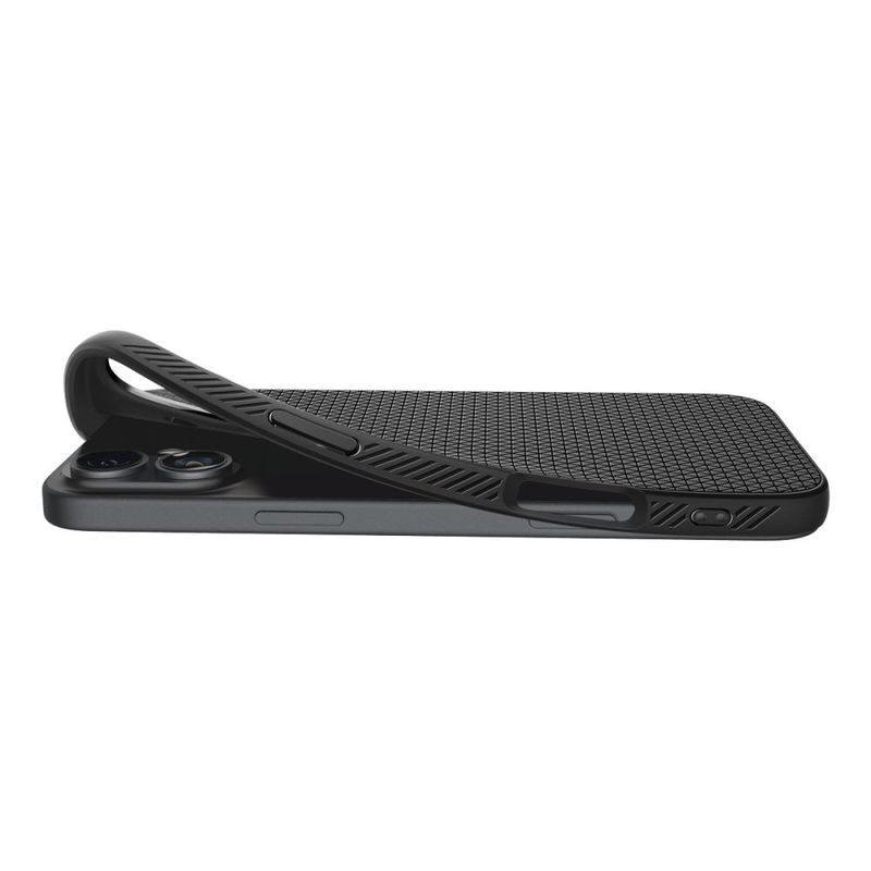 Laptop, Telefoane si Tablete - Telefoane mobile si accesorii - Accesorii Telefoane - Huse telefoane - Husa pentru iPhone 16 Plus - Spigen Liquid Air - Matte Negru - Infinity.ro