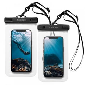 Husa universala pentru telefon (set 2) - Spigen Waterproof Case A601 - Transparent