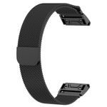 Laptop, Telefoane si Tablete - Wearables si gadgeturi - Wearables - Accesorii wearables - Curea pentru Garmin Fenix 3/3 HR/5X/5X Plus/6X/6X Pro/7X/7X Pro Solar - Techsuit Watchband QuickFit 26mm (W009) - Negru - Infinity.ro