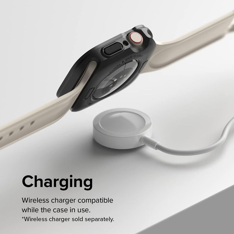 Laptop, Telefoane si Tablete - Wearables si gadgeturi - Wearables - Smartwatch-uri - Husa pentru Apple Watch 10 46mm - Ringke Air Sports - Negru - Infinity.ro