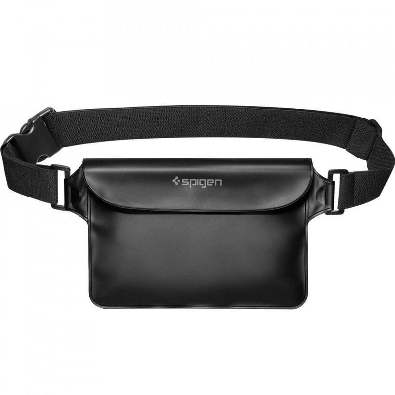 Laptop, Telefoane si Tablete - Telefoane mobile si accesorii - Accesorii Telefoane - Huse telefoane - Husa + geanta subacvatica - Spigen Waist Bag & Waterproof Case A621 - Negru - Infinity.ro