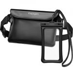 Laptop, Telefoane si Tablete - Telefoane mobile si accesorii - Accesorii Telefoane - Huse telefoane - Husa + geanta subacvatica - Spigen Waist Bag & Waterproof Case A621 - Negru - Infinity.ro