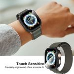 Laptop, Telefoane si Tablete - Wearables si gadgeturi - Wearables - Smartwatch-uri - Husa pentru Apple Watch Ultra / Ultra 2 + Folie - Techsuit Defense360 Pro - Negru - Infinity.ro