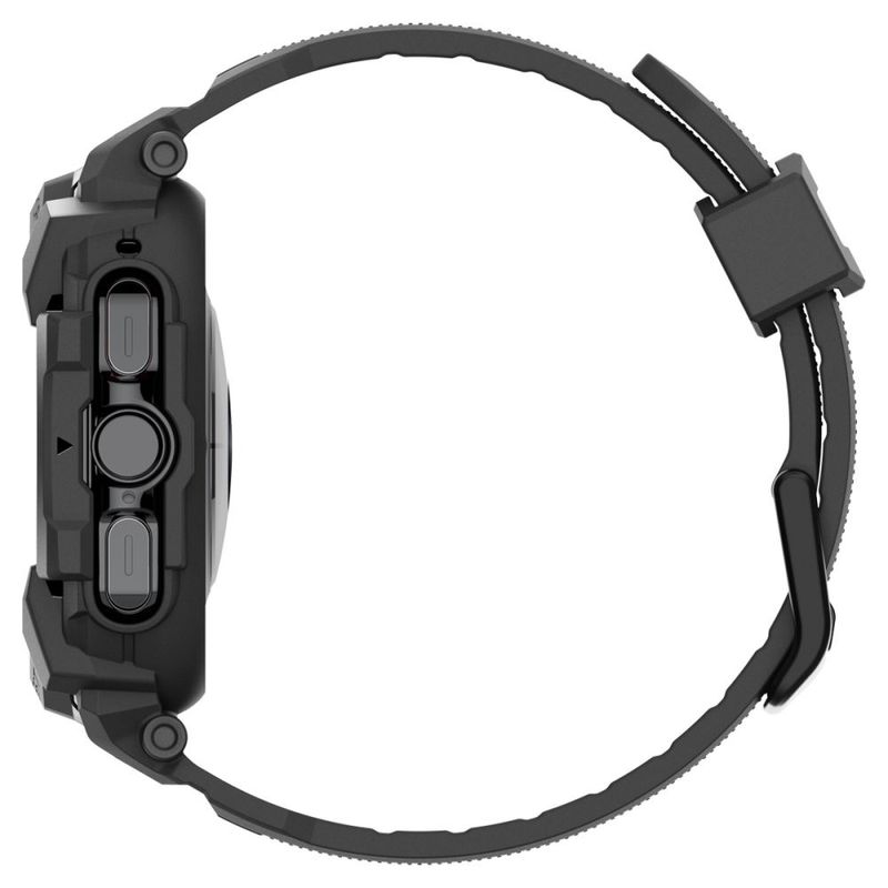 Laptop, Telefoane si Tablete - Wearables si gadgeturi - Wearables - Smartwatch-uri - Husa pentru Samsung Galaxy Watch UltraA 47mm - Spigen Rugged Armor Pro - Negru - Infinity.ro