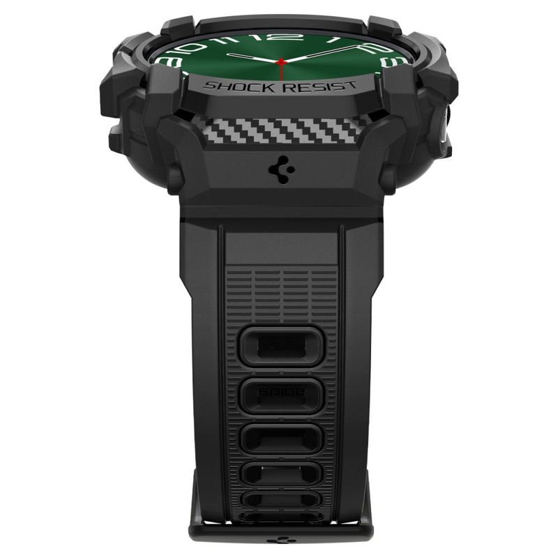 Laptop, Telefoane si Tablete - Wearables si gadgeturi - Wearables - Smartwatch-uri - Husa pentru Samsung Galaxy Watch UltraA 47mm - Spigen Rugged Armor Pro - Negru - Infinity.ro