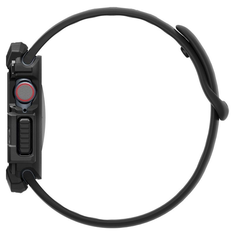 Laptop, Telefoane si Tablete - Wearables si gadgeturi - Wearables - Smartwatch-uri - Husa pentru Apple Watch 10 42mm - Spigen Rugged Armor - Negru - Infinity.ro