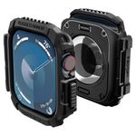 Laptop, Telefoane si Tablete - Wearables si gadgeturi - Wearables - Smartwatch-uri - Husa pentru Apple Watch 10 42mm - Spigen Rugged Armor - Negru - Infinity.ro