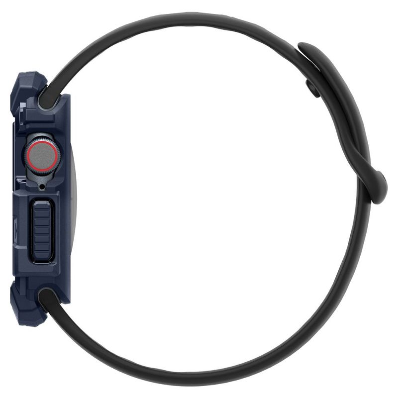 Laptop, Telefoane si Tablete - Wearables si gadgeturi - Wearables - Accesorii wearables - Husa pentru Apple Watch 10 46mm - Spigen Rugged Armor - Albastru inchis Albastru - Infinity.ro