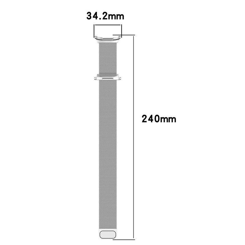 Laptop, Telefoane si Tablete - Wearables si gadgeturi - Wearables - Smartwatch-uri - Curea pentru Samsung Galaxy Watch UltraA 47mm - Techsuit Watchband 35mm (W009) - Natural Titanium - Infinity.ro