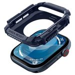 Laptop, Telefoane si Tablete - Wearables si gadgeturi - Wearables - Accesorii wearables - Husa pentru Apple Watch 10 46mm - Spigen Rugged Armor - Albastru inchis Albastru - Infinity.ro