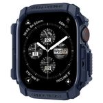 Laptop, Telefoane si Tablete - Wearables si gadgeturi - Wearables - Accesorii wearables - Husa pentru Apple Watch 10 46mm - Spigen Rugged Armor - Albastru inchis Albastru - Infinity.ro