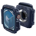 Laptop, Telefoane si Tablete - Wearables si gadgeturi - Wearables - Accesorii wearables - Husa pentru Apple Watch 10 46mm - Spigen Rugged Armor - Albastru inchis Albastru - Infinity.ro