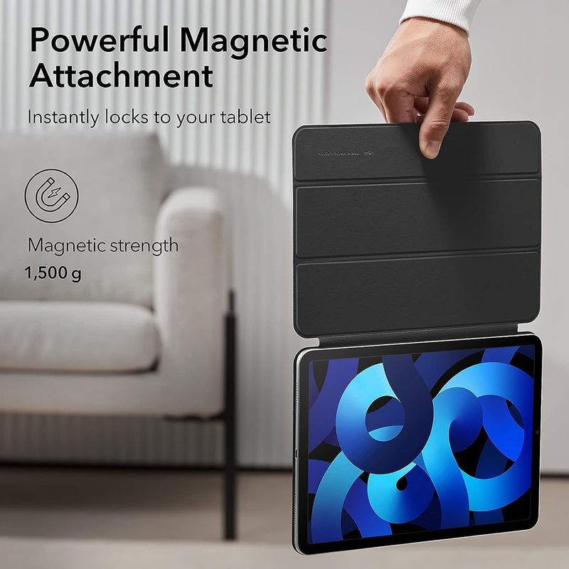 Laptop, Telefoane si Tablete - Tablete si accesorii tablete - Accesorii Tablete - Huse tablete - Husa pentru iPad Air 13 (2024) / Pro 12.9 (2020/2021/2022) - ESR Rebound Magnetic - Roz - Infinity.ro
