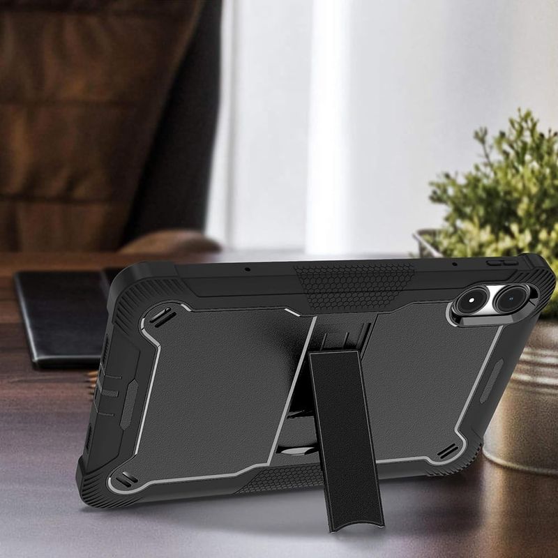 Laptop, Telefoane si Tablete - Tablete si accesorii tablete - Accesorii Tablete - Huse tablete - Husa pentru Xiaomi Rosumi Pad Pro / Poco Pad + Folie - Techsuit Rugged TabShell - Negru - Infinity.ro