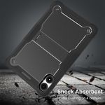 Laptop, Telefoane si Tablete - Tablete si accesorii tablete - Accesorii Tablete - Huse tablete - Husa pentru Xiaomi Rosumi Pad Pro / Poco Pad + Folie - Techsuit Rugged TabShell - Negru - Infinity.ro