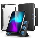 Laptop, Telefoane si Tablete - Tablete si accesorii tablete - Accesorii Tablete - Huse tablete - Husa pentru iPad Pro 11 (2024) - ESR Rebound Hybrid - Negru - Infinity.ro