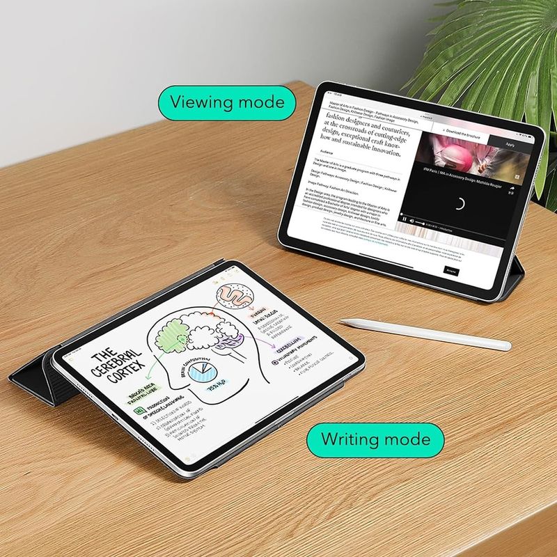 Laptop, Telefoane si Tablete - Tablete si accesorii tablete - Accesorii Tablete - Huse tablete - Husa pentru iPad Pro 13 (2024) - ESR Rebound Magnetic - Negru - Infinity.ro