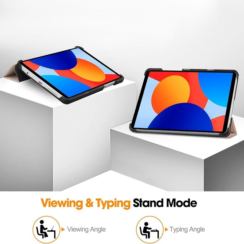 Laptop, Telefoane si Tablete - Tablete si accesorii tablete - Accesorii Tablete - Huse tablete - Husa pentru Xiaomi Rosumi Pad SE 4G - Techsuit FoldPro - Rose Auriu - Infinity.ro