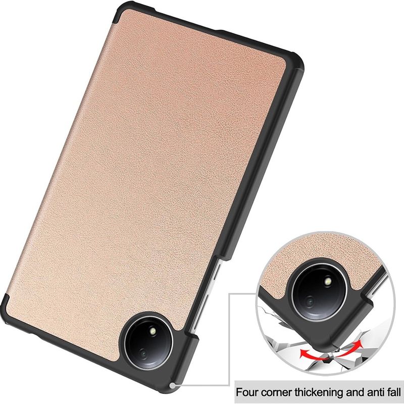 Laptop, Telefoane si Tablete - Tablete si accesorii tablete - Accesorii Tablete - Huse tablete - Husa pentru Xiaomi Rosumi Pad SE 4G - Techsuit FoldPro - Rose Auriu - Infinity.ro
