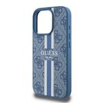 Laptop, Telefoane si Tablete - Telefoane mobile si accesorii - Accesorii Telefoane - Huse telefoane - Husa pentru iPhone 16 Pro - Guess Hardcase 4G Printed Stripes MagSafe (GUHMP16LP4RPSB) - Albastru - Infinity.ro