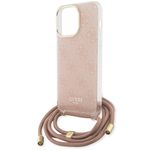 Laptop, Telefoane si Tablete - Telefoane mobile si accesorii - Accesorii Telefoane - Huse telefoane - Husa pentru iPhone 16 - Guess Crossbody Cord 4G Print (GUHCP16SHC4SEP) - Roz - Infinity.ro