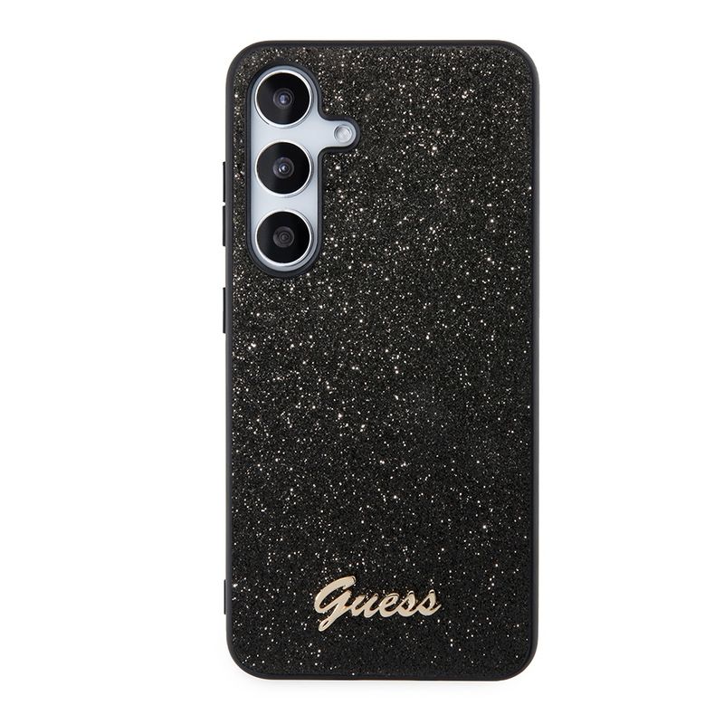 Laptop, Telefoane si Tablete - Telefoane mobile si accesorii - Accesorii Telefoane - Huse telefoane - Husa pentru Samsung Galaxy S24 Plus - Guess Glitter Script (GUHCS24MHGGSHK) - Negru - Infinity.ro