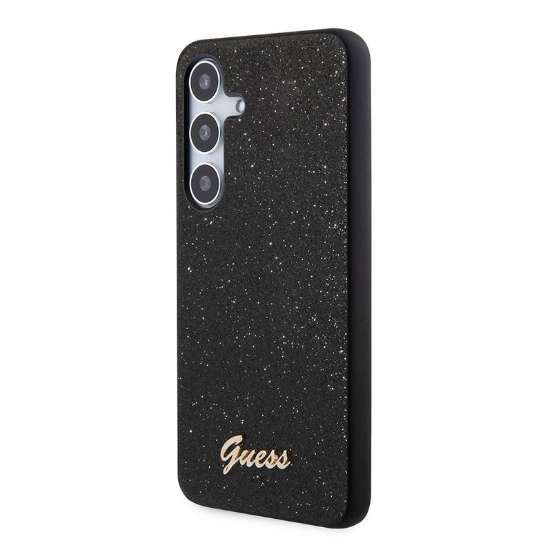 Laptop, Telefoane si Tablete - Telefoane mobile si accesorii - Accesorii Telefoane - Huse telefoane - Husa pentru Samsung Galaxy S24 Plus - Guess Glitter Script (GUHCS24MHGGSHK) - Negru - Infinity.ro