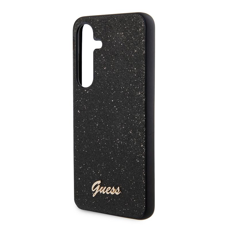 Laptop, Telefoane si Tablete - Telefoane mobile si accesorii - Accesorii Telefoane - Huse telefoane - Husa pentru Samsung Galaxy S24 Plus - Guess Glitter Script (GUHCS24MHGGSHK) - Negru - Infinity.ro