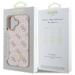 Laptop, Telefoane si Tablete - Telefoane mobile si accesorii - Accesorii Telefoane - Huse telefoane - Husa pentru iPhone 16 - Guess Hardcase 4G Triangle Metal Logo (GUHCP16SPG4GPH) - Alb - Infinity.ro