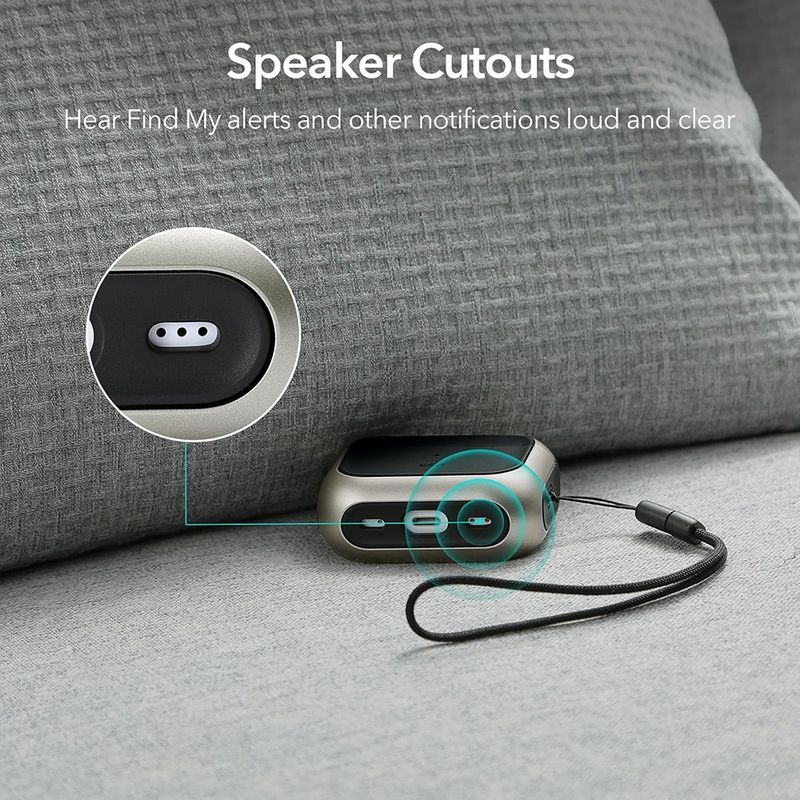 Laptop, Telefoane si Tablete - Telefoane mobile si accesorii - Accesorii Telefoane - Huse telefoane - Husa pentru Apple AirPods 4 - ESR Orbit Hybrid HaloLock - Roz - Infinity.ro