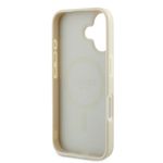 Laptop, Telefoane si Tablete - Telefoane mobile si accesorii - Accesorii Telefoane - Huse telefoane - Husa pentru iPhone 16 - Guess Grained Auriu Ring MagSafe (GUHMP16SPGHSMME) - Bej - Infinity.ro