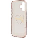 Laptop, Telefoane si Tablete - Telefoane mobile si accesorii - Accesorii Telefoane - Huse telefoane - Husa pentru iPhone 16 - Guess Hardcase IML Heart (GUHCP16SHCHGSPP) - Roz - Infinity.ro