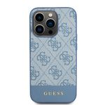 Laptop, Telefoane si Tablete - Telefoane mobile si accesorii - Accesorii Telefoane - Huse telefoane - Husa pentru iPhone 15 Pro Max - Guess Hardcase 4G Stripe Collection (GUHCP15XG4GLBL) - Albastru - Infinity.ro