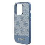 Laptop, Telefoane si Tablete - Telefoane mobile si accesorii - Accesorii Telefoane - Huse telefoane - Husa pentru iPhone 15 Pro Max - Guess Hardcase 4G Stripe Collection (GUHCP15XG4GLBL) - Albastru - Infinity.ro