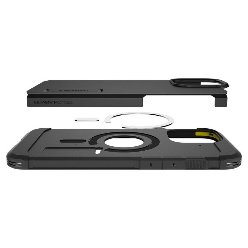 Laptop, Telefoane si Tablete - Telefoane mobile si accesorii - Accesorii Telefoane - Huse telefoane - Husa pentru iPhone 16 Pro Max - Spigen Tough Armor MagSafe - Negru - Infinity.ro