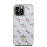 Laptop, Telefoane si Tablete - Telefoane mobile si accesorii - Accesorii Telefoane - Huse telefoane - Husa pentru iPhone 16 Pro - Guess Hardcase 4G Triangle Metal Logo (GUHCP16LPG4GPH) - Alb - Infinity.ro