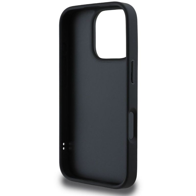 Laptop, Telefoane si Tablete - Telefoane mobile si accesorii - Accesorii Telefoane - Huse telefoane - Husa pentru iPhone 16 Pro - Guess Quilted Metal Logo (GUHCP16LPSQSQSK) - Negru - Infinity.ro