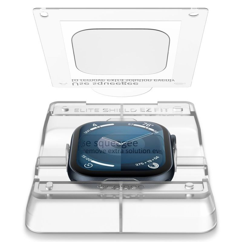 Laptop, Telefoane si Tablete - Wearables si gadgeturi - Wearables - Smartwatch-uri - Folie pentru Apple Watch 10 46mm (set 2) - Spigen Elite Shield EZ Fit - Transparent - Infinity.ro
