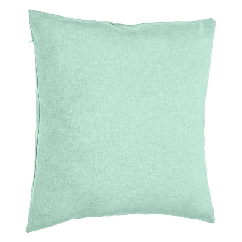 Casa si Gradina - Textile si covoare - Lenjerii de pat - Fete de perna - Fata de perna decorativa, verde menta, 40x 40cm, poliester, doua fete, cu fermoar - Infinity.ro