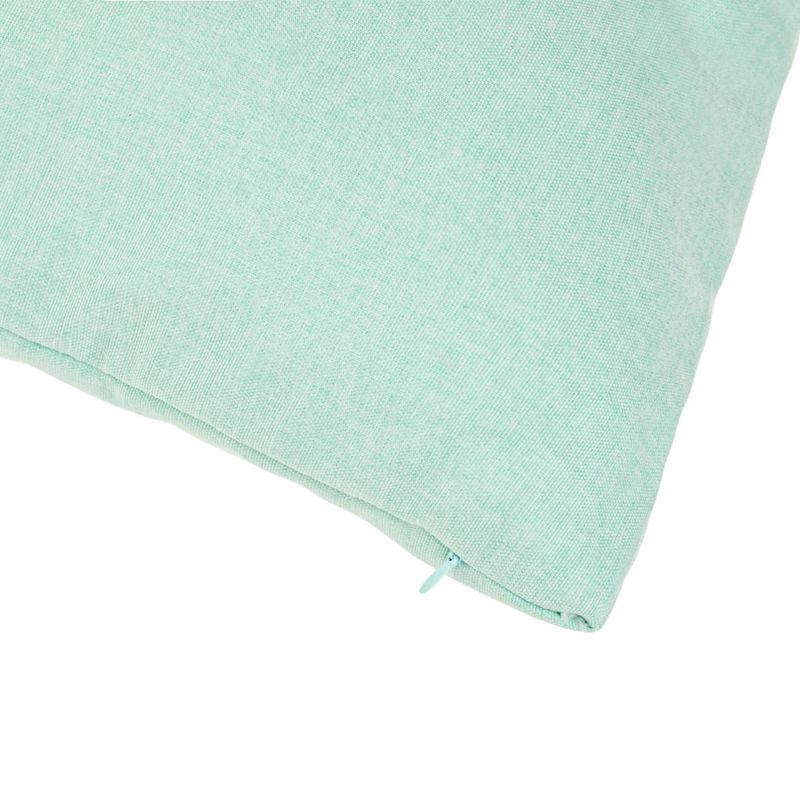 Casa si Gradina - Textile si covoare - Lenjerii de pat - Fete de perna - Fata de perna decorativa, verde menta, 40x 40cm, poliester, doua fete, cu fermoar - Infinity.ro