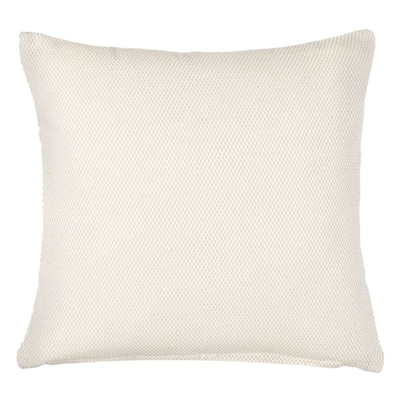 Casa si Gradina - Textile si covoare - Lenjerii de pat - Fete de perna - Fata de perna decorativa, model reliefat, culoare ecru, dimensiuni 45 x 45cm - Infinity.ro