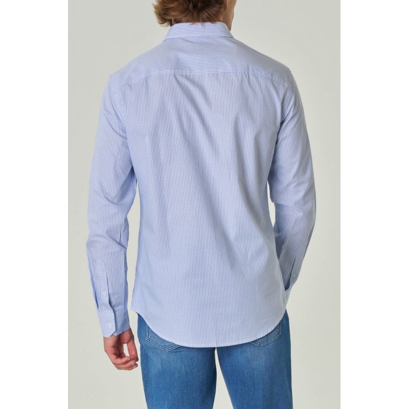 Fashion, accesorii si bijuterii - Barbati - Imbracaminte - Camasi barbati - Camasa barbati Armani Exchange 6DZC36, M INTL, Albastru deschis - Infinity.ro